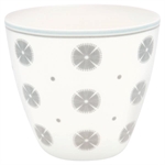 Saga white latte cup fra GreenGate - Tinashjem